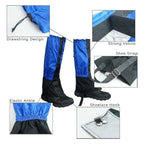 Jungle King Waterproof Hiking Gaiters – Durable Snow & Trekking Leg Protection for Outdoor Adventures (TK-4624) - The Adventure Hut