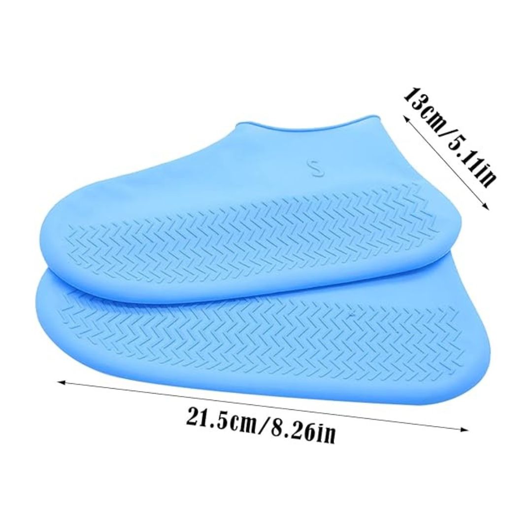 Reusable Silicone Waterproof Shoe Covers – Non-Slip, Durable, Portable, Rain & Mud Protection for Shoes