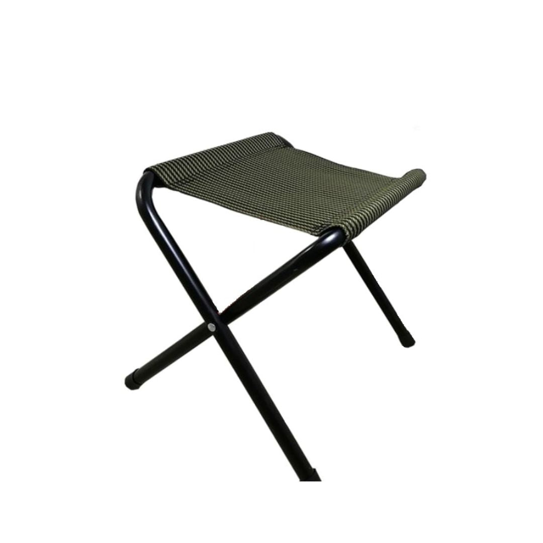 Portable Folding Camping Stool – Lightweight Outdoor Travel Chair with Strong Metal Frame & Durable Fabric Seat for Hiking, Fishing & Garden Use