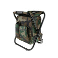 Folding Camping Stool with Built-in Cooler Bag – Portable Camouflage Chair with Storage for Fishing, Hiking, Picnic & Outdoor Adventures - The Adventure Hut