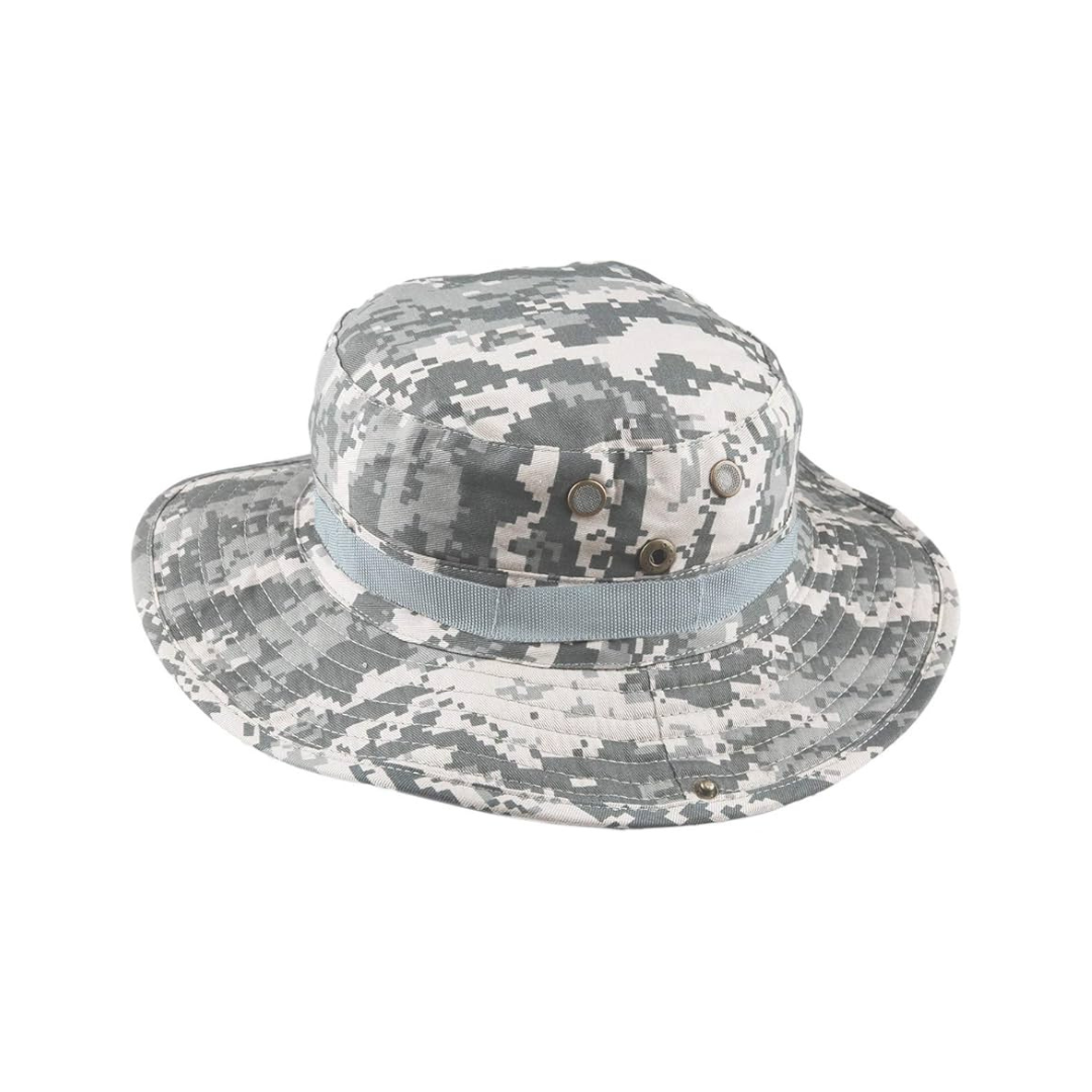 Outdoor Boonie Hunting Fishing Safari Bucket Sun Hat with Adjustable Strap (Cobra Printed)