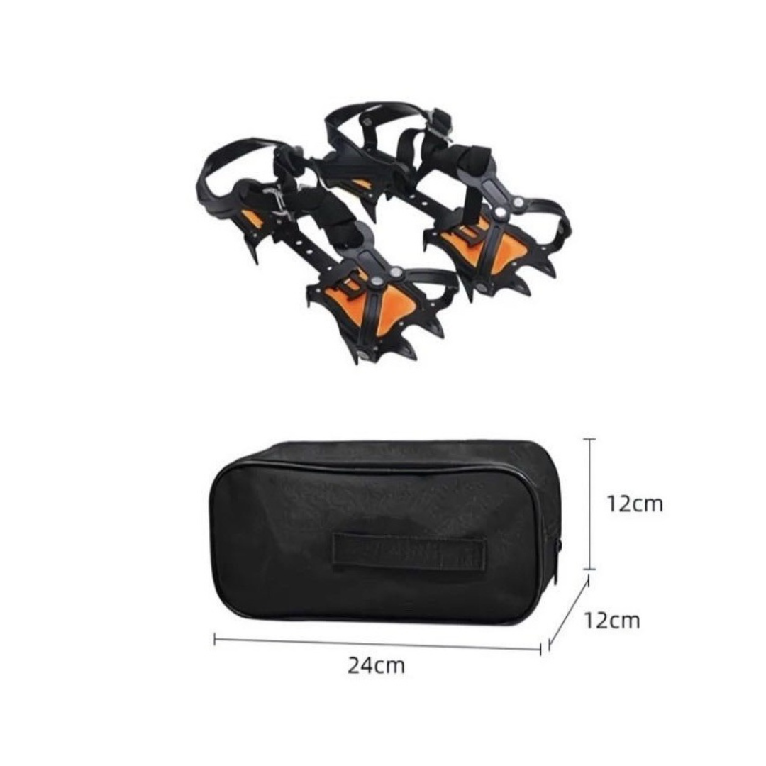 Crampons, Anti Slip Shoe Grips Climbing,Mountaineering Crampons BY-BMTZ4 universal [TK-4705]