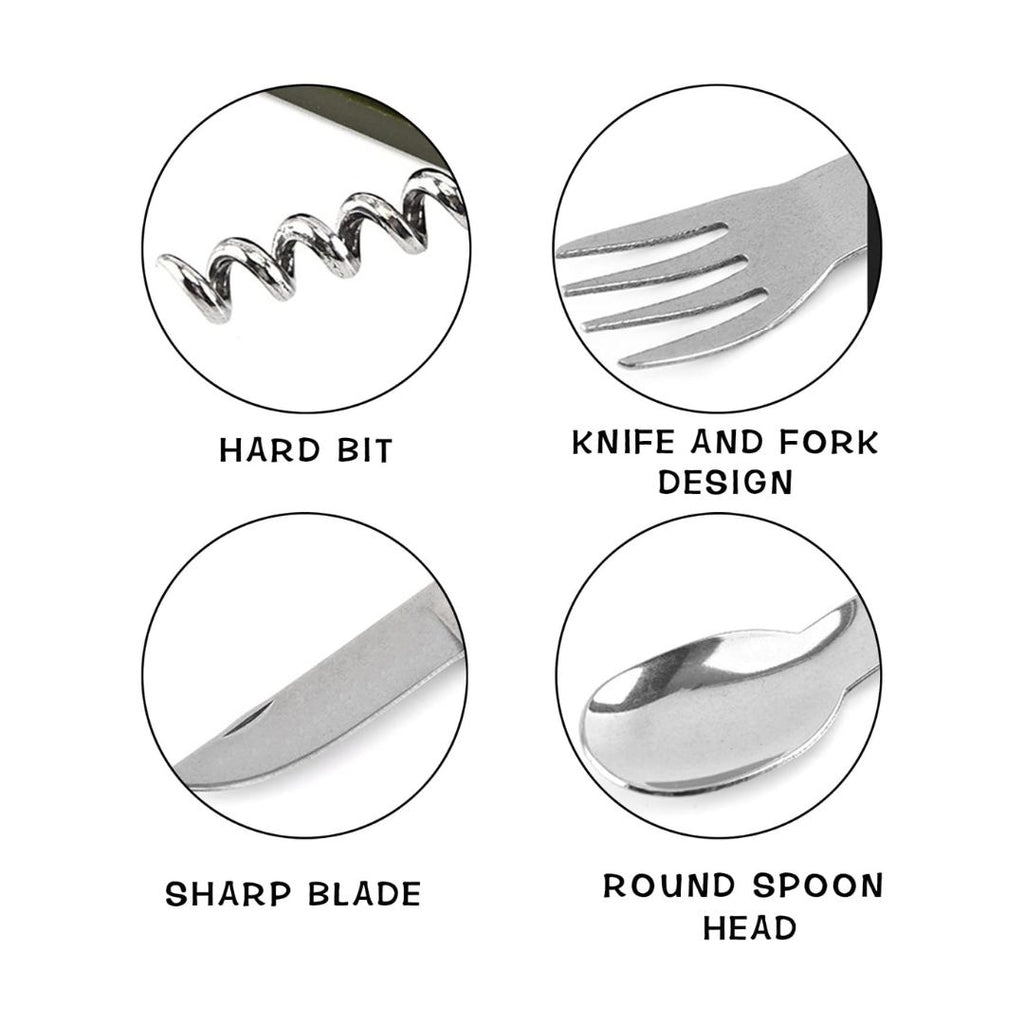 Camping Utensils Cooking Tool Set, 5 in 1