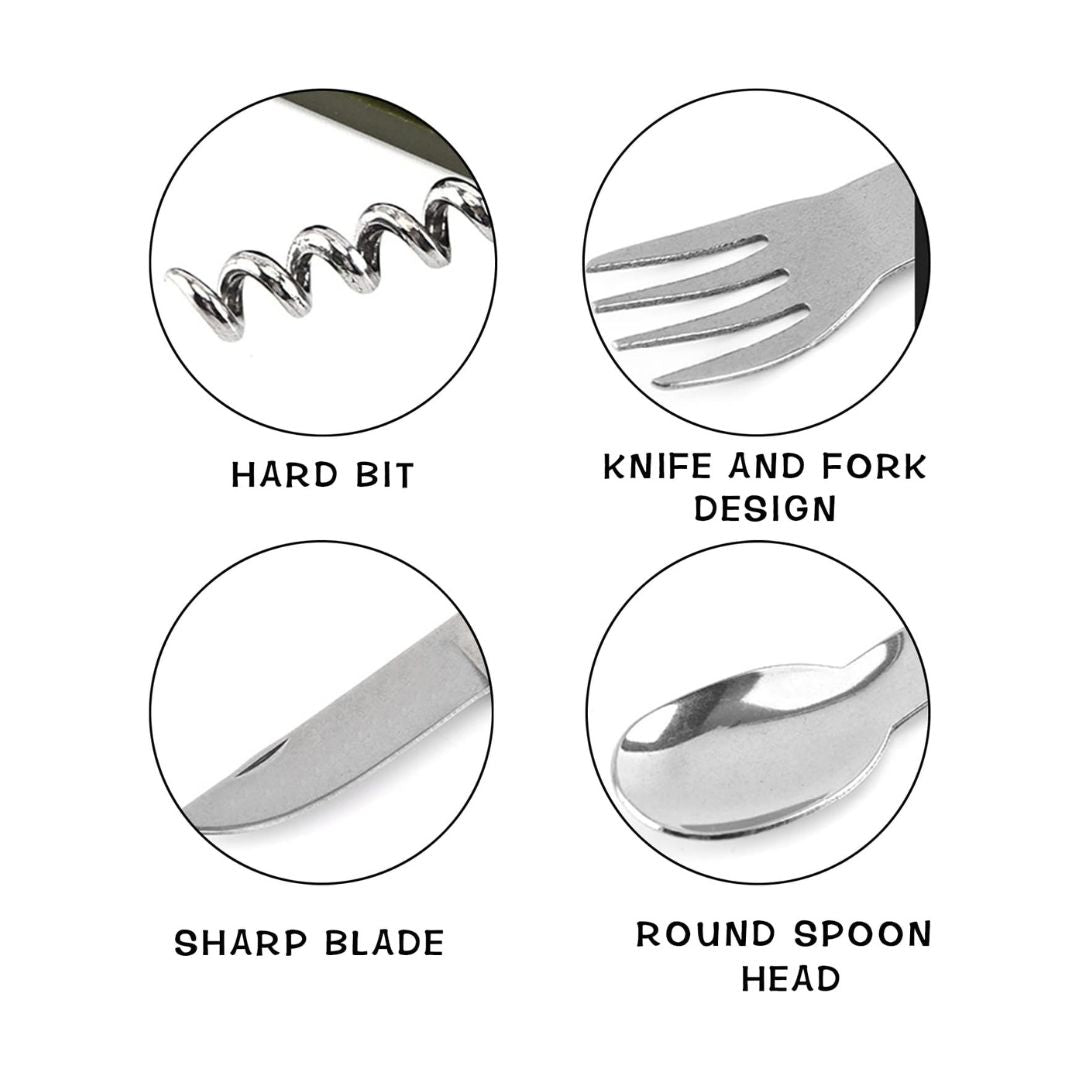 Camping Utensils Cooking Tool Set, 5 in 1