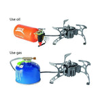 Portable Multi-Fuel Camping Stove with Fuel Bottle – Lightweight Outdoor Cooking Gear for Hiking, Backpacking & Survival BRS-8 - The Adventure Hut