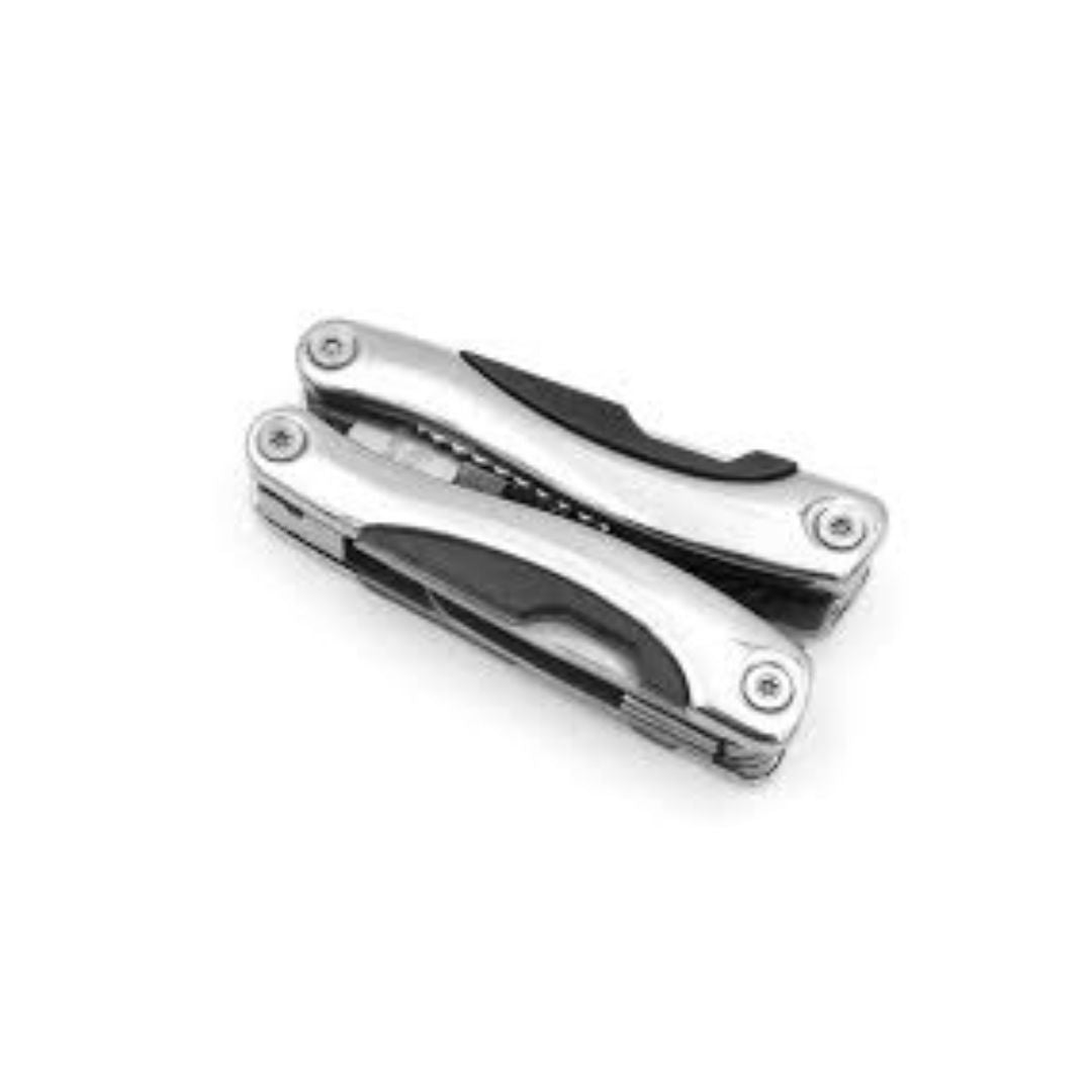 Adventure Hut Traveller 12-in-1 Stainless Steel Multi-Tool with Screwdriver Bit Set (MT609ID-8G)