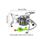 Portable Multi-Fuel Camping Stove with Fuel Bottle – Lightweight Outdoor Cooking Gear for Hiking, Backpacking & Survival BRS-8 - The Adventure Hut