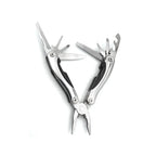 Adventure Hut Traveller 12-in-1 Stainless Steel Multi-Tool with Screwdriver Bit Set (MT609ID-8G) (TK-4956) - The Adventure Hut