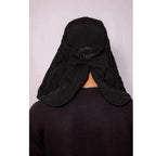 Outdoor UV Convertible Cap | Convertible Face & Neck Cover (Black) - The Adventure Hut
