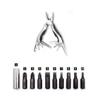 Adventure Hut Traveller 12-in-1 Stainless Steel Multi-Tool with Screwdriver Bit Set (MT609ID-8G) (TK-4956) - The Adventure Hut