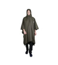 Poncho for Outdoor Rain Waterproof, Lightweight, Reusable & Packable (Army Green) - The Adventure Hut