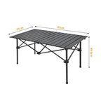 Portable Outdoor Camping Roll-up Folding Table Lightweight and Carry Bag, Easy to Carry, Perfect for Outdoor, Picnic. - The Adventure Hut