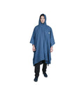Poncho for Outdoor Rain Waterproof, Lightweight, Reusable & Packable (Blue) - The Adventure Hut