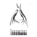 Adventure Hut Traveller 12-in-1 Stainless Steel Multi-Tool with Screwdriver Bit Set (MT609ID-8G) (TK-4956) - The Adventure Hut