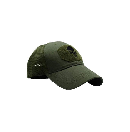 Army Green Breathable Mesh Fabric Lightweight Outdoor Tactical Sun Cap