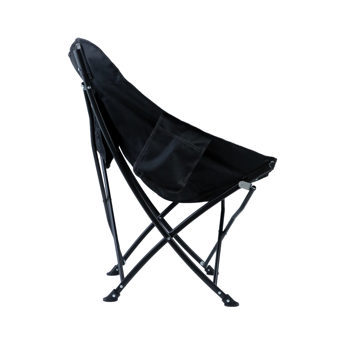 Folding Lounge Camping Chair – Heavy Duty Portable Outdoor Chair with Wide Seat for Camping, Patio, Garden & Travel