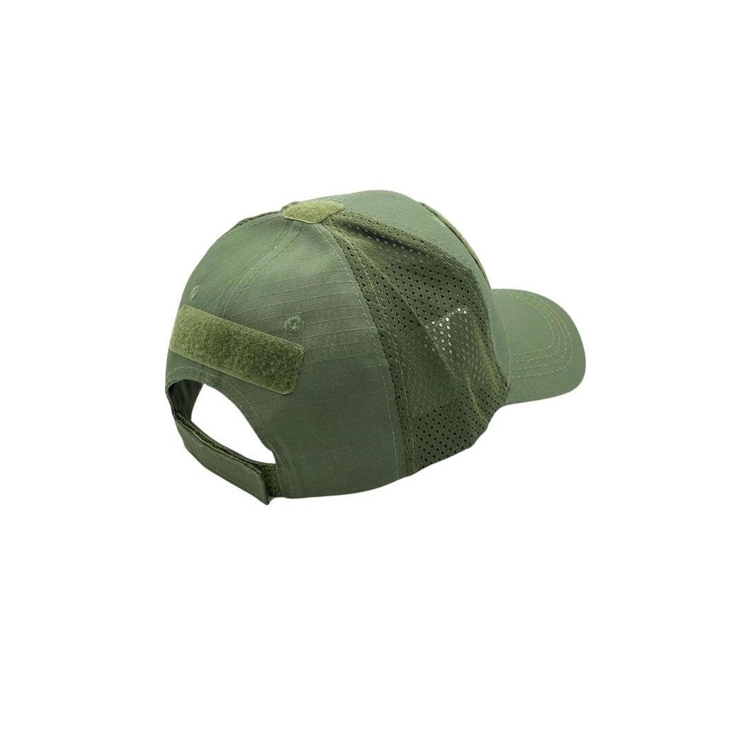 Army Green Breathable Mesh Fabric Lightweight Outdoor Tactical Sun Cap