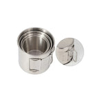 4PCS 304 Stainless Steel Outdoor Camping Cup Set Portable Mountaineering Trekking Cups - The Adventure Hut