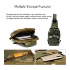 Tactical Sling Backpack - Portable Multifunctional Shoulder Chest Crossbody Bag for Outdoor Activities