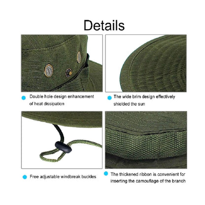 Outdoor,Hunting,Adventure,Tourism,Photography,Camouflage Boonie Hat