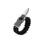 Hidden Survival Bracelet (Black) - The Adventure Hut