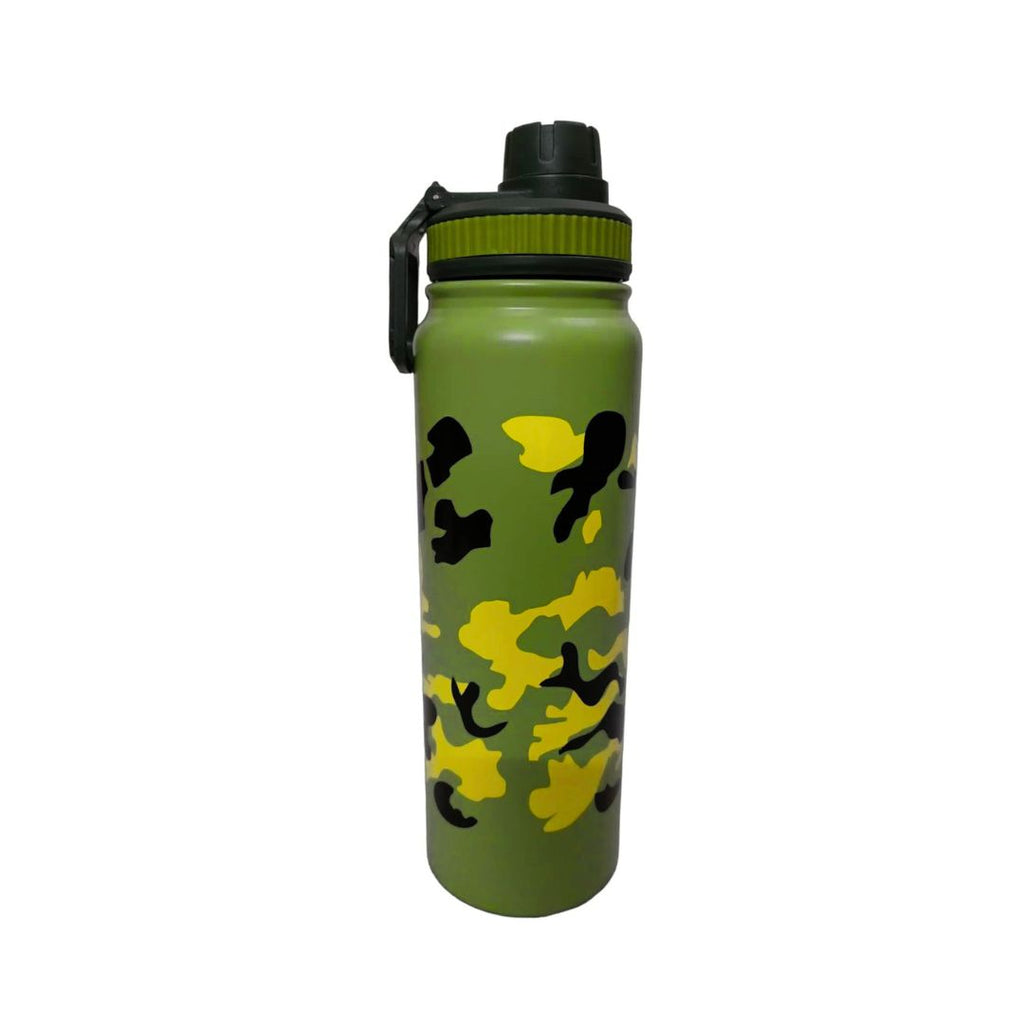 Stainless Steel Water Bottle Leakproof,Keep Drinks Hot or Cold (Camouflage) (900 Ml)(TK-4672)
