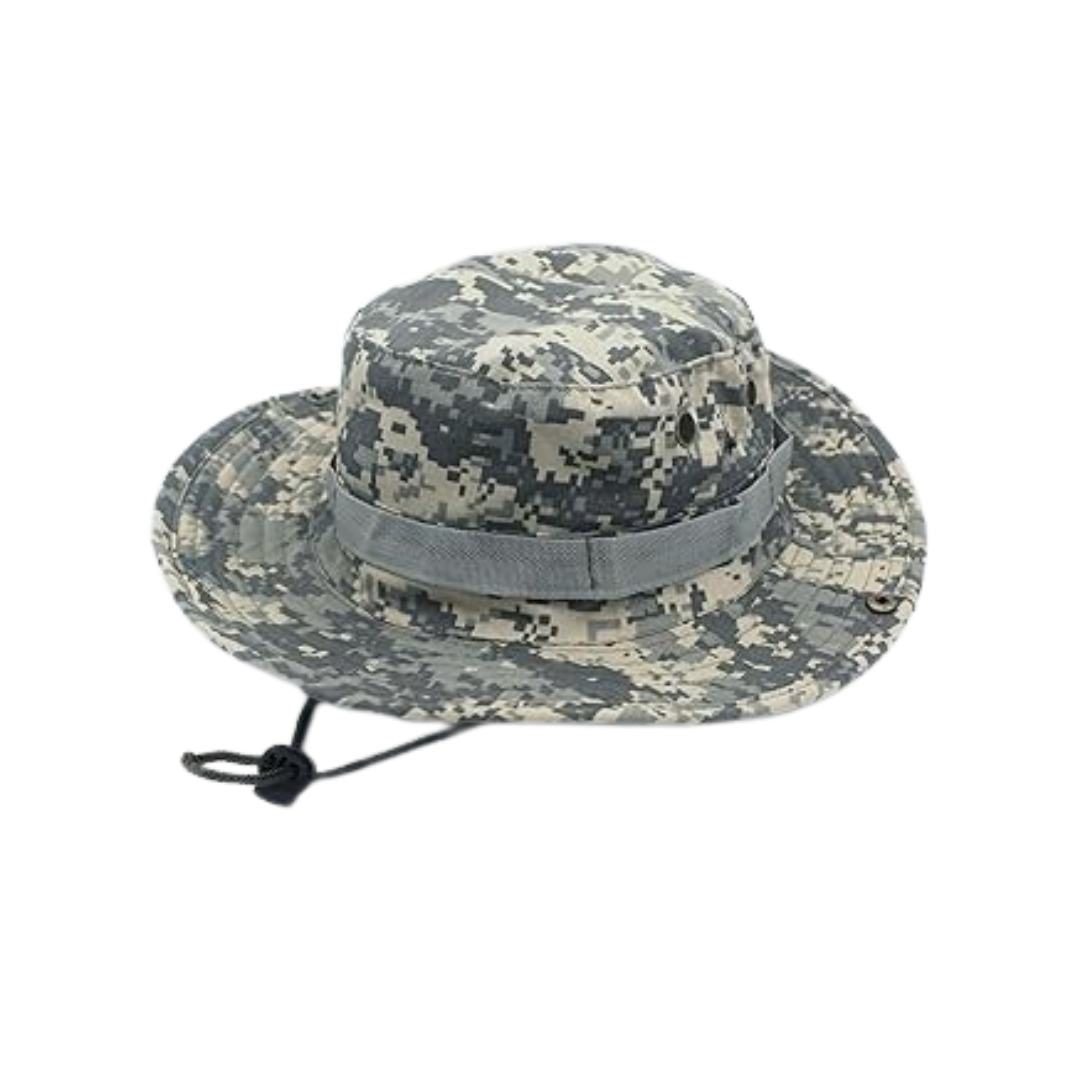 Outdoor Boonie Hunting Fishing Safari Bucket Sun Hat with Adjustable Strap (Cobra Printed)
