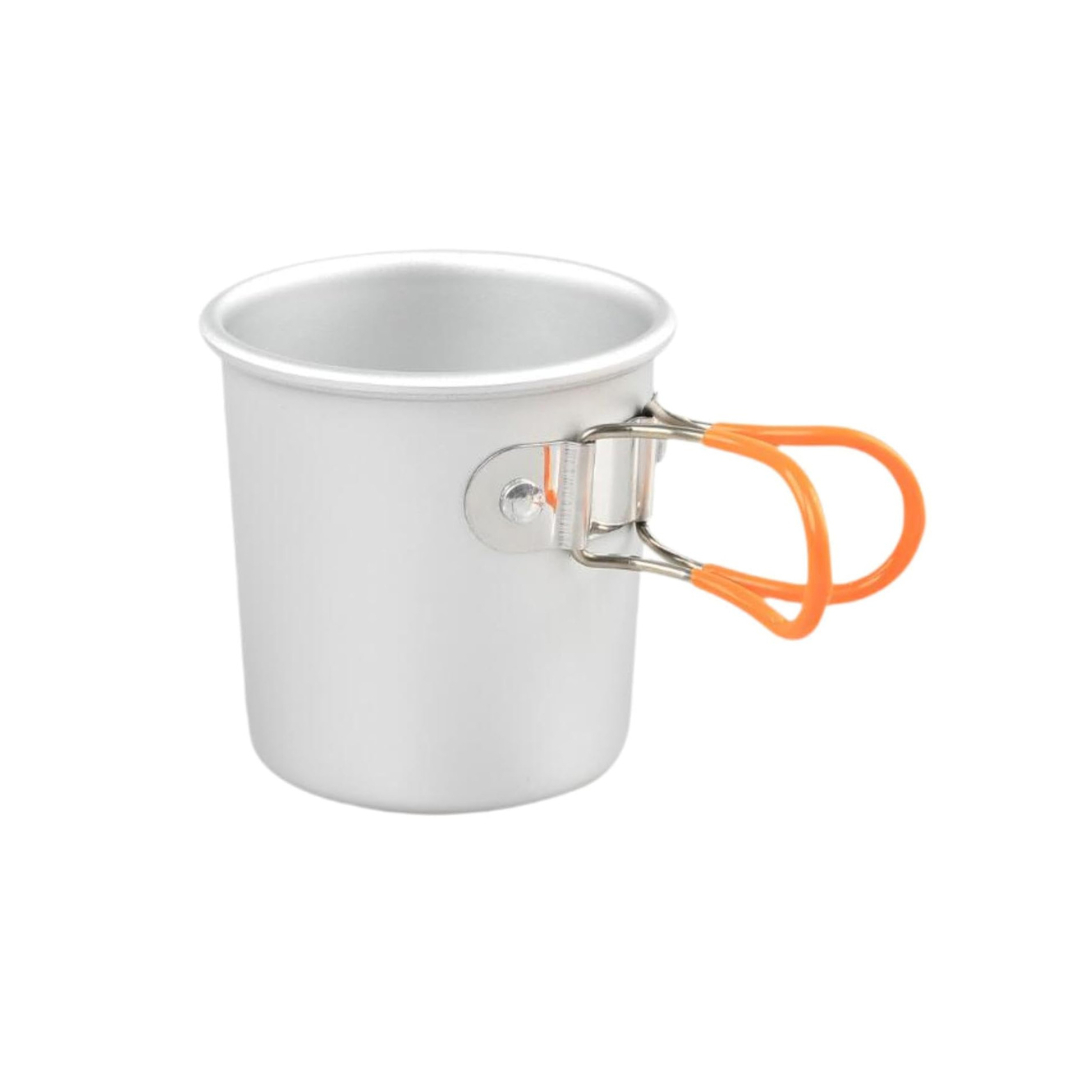 camping Mug Lightweight with Folding Handles for Hiking Outdoor Travel (150ML)