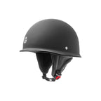 ADVENTURE HUT Half Face Open Helmet – Lightweight Motorbike Cruiser Helmet with Chin Strap (New German) - The Adventure Hut