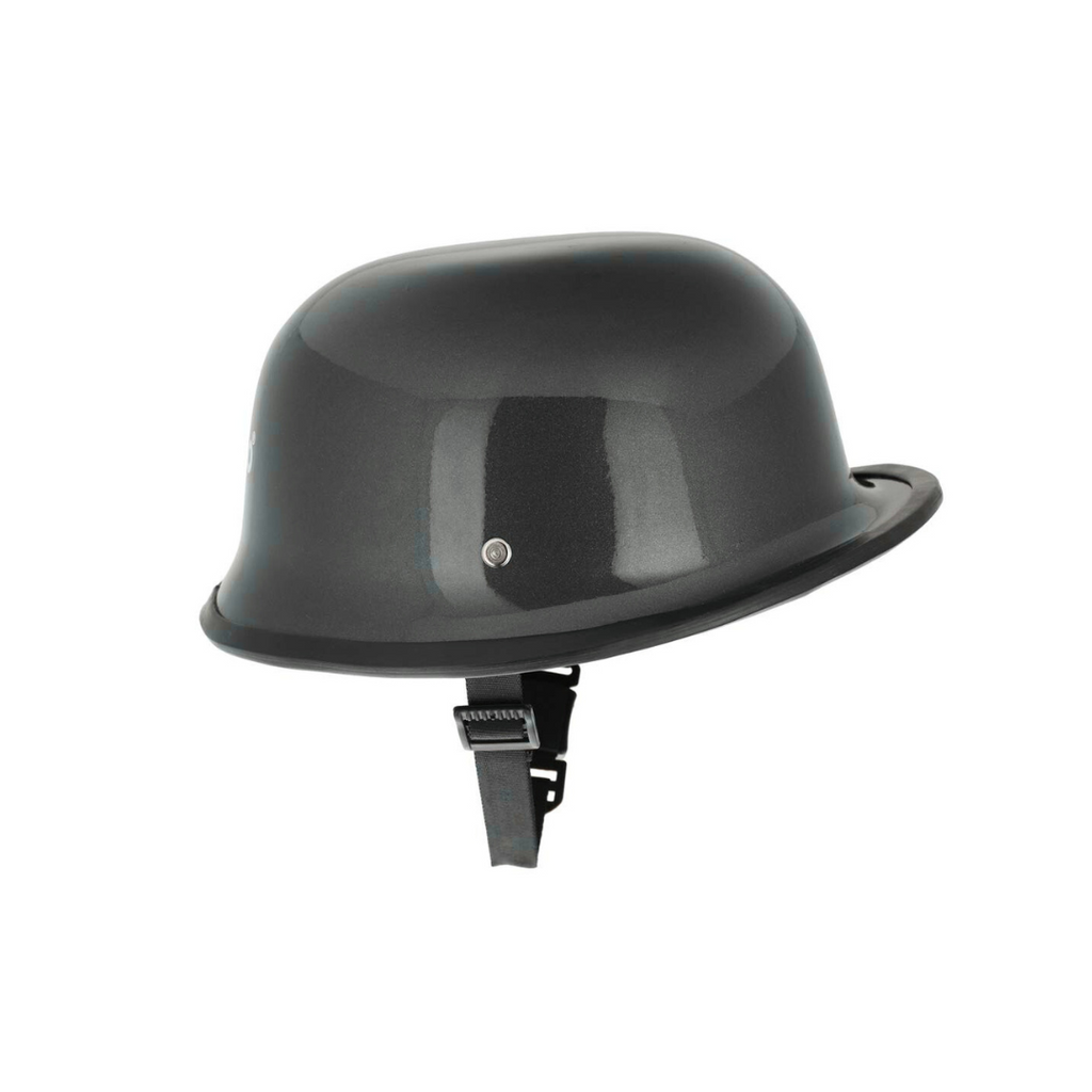 ADVENTURE HUT German Retro Style Helmet, World War Inspire for Mens, Womens (Grey Gloosy)