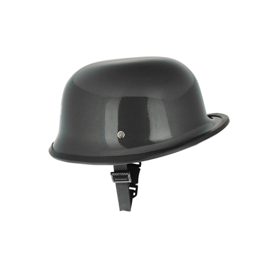 ADVENTURE HUT German Retro Style Helmet, World War Inspire for Mens, Womens (Grey Gloosy)