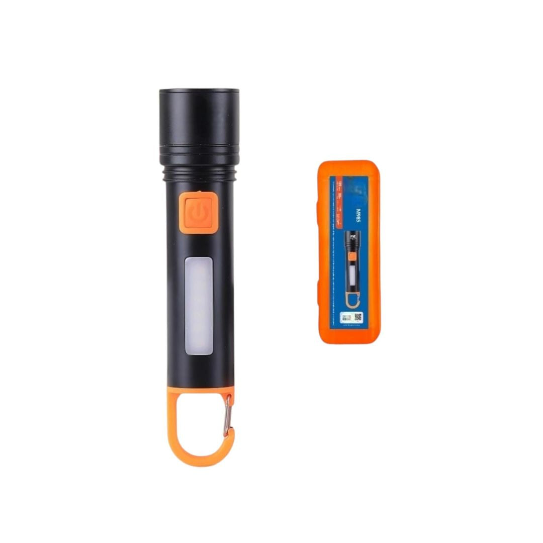 Outdoor Trekking & Emergency Use Led Portable Torch (Type C Rechargeable)