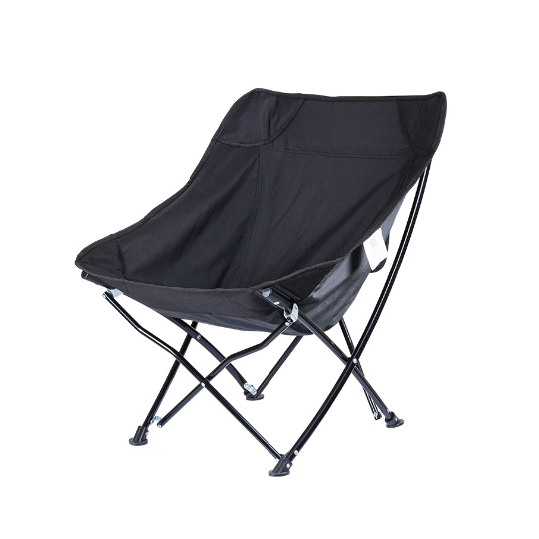 Folding Lounge Camping Chair – Heavy Duty Portable Outdoor Chair with Wide Seat for Camping, Patio, Garden & Travel