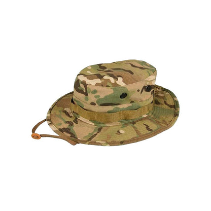 Camo Boonie Bucket Hat,Camouflage Cotton Fishing Sun Hat Outdoor Hunting Hat for Child Men and Women