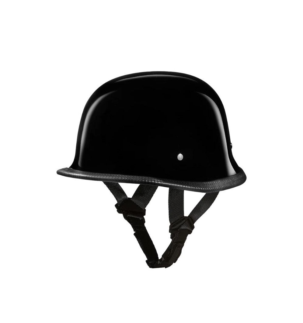Nxt German Battlefield Motorbike Helmet (Black) - The Adventure Hut