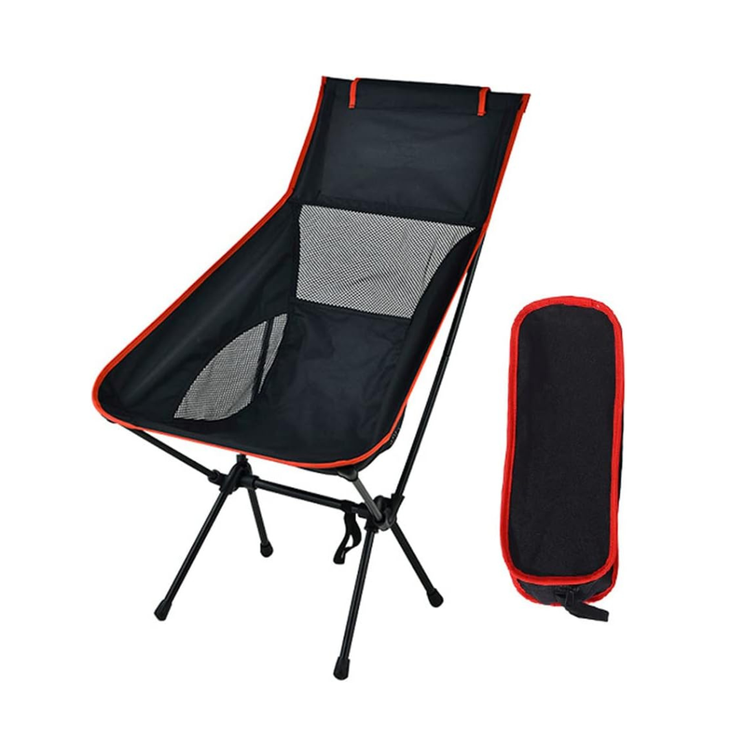 Portable Folding Camping Chair – Heavy Duty Steel Frame, Wide Seat, Compact & Comfortable Outdoor Chair for Camping, Garden, Patio, Picnic