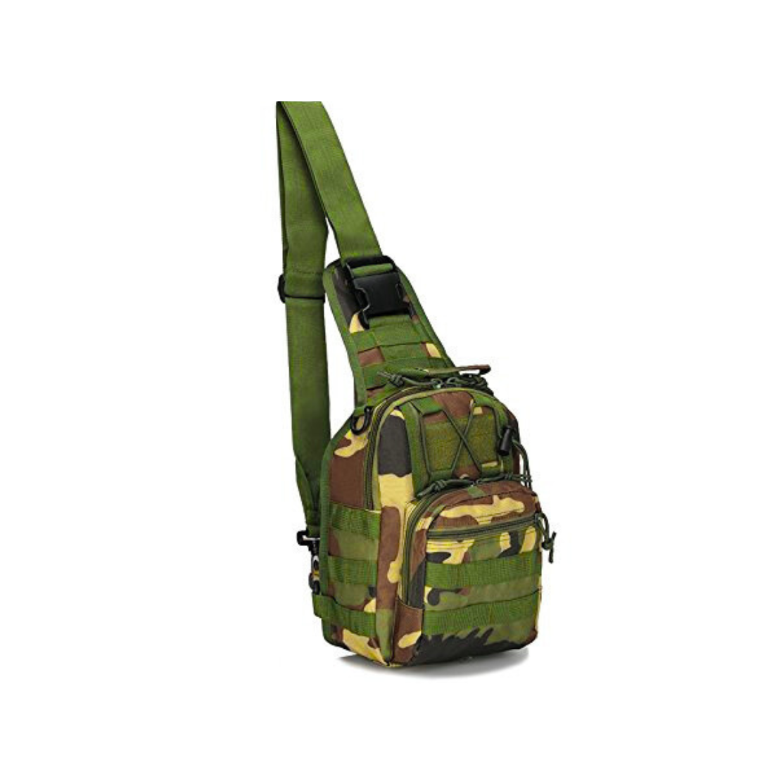 Tactical Sling Backpack - Portable Multifunctional Shoulder Chest Crossbody Bag for Outdoor Activities