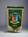 NCC PODIUM FLAG GREEN 28inches X 18inches - The Adventure Hut