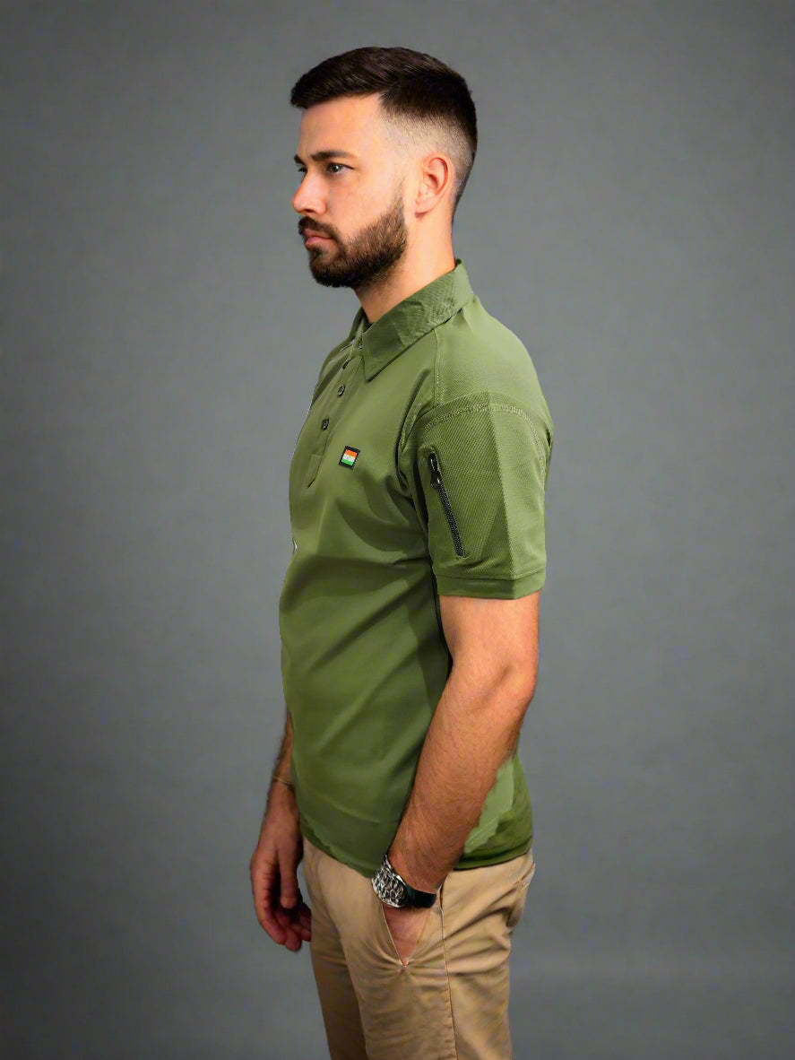 OG T-Shirt with India Flag – Half Sleeve Cotton Tee for Everyday Wear