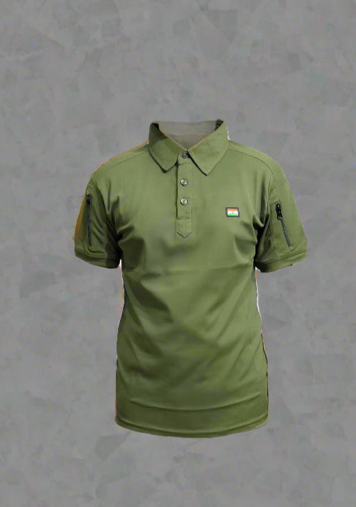 OG T-Shirt with India Flag – Half Sleeve Cotton Tee for Everyday Wear