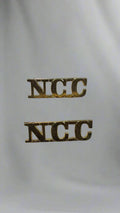 NCC TITLE SHOULDER(GOLD PLATTED) - The Adventure Hut
