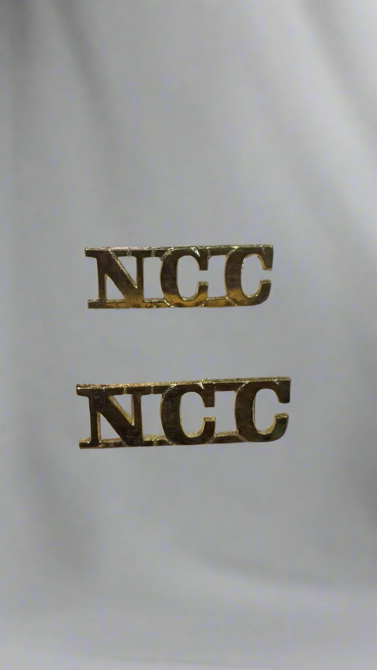 NCC TITLE SHOULDER(GOLD PLATTED)