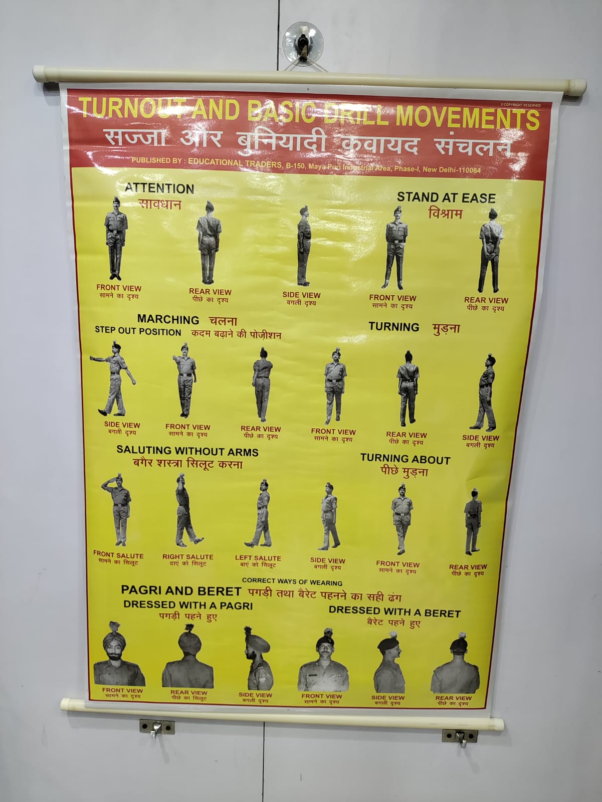 NCC EDUCATIONAL CHART(SET OF 15 CHARTS)
