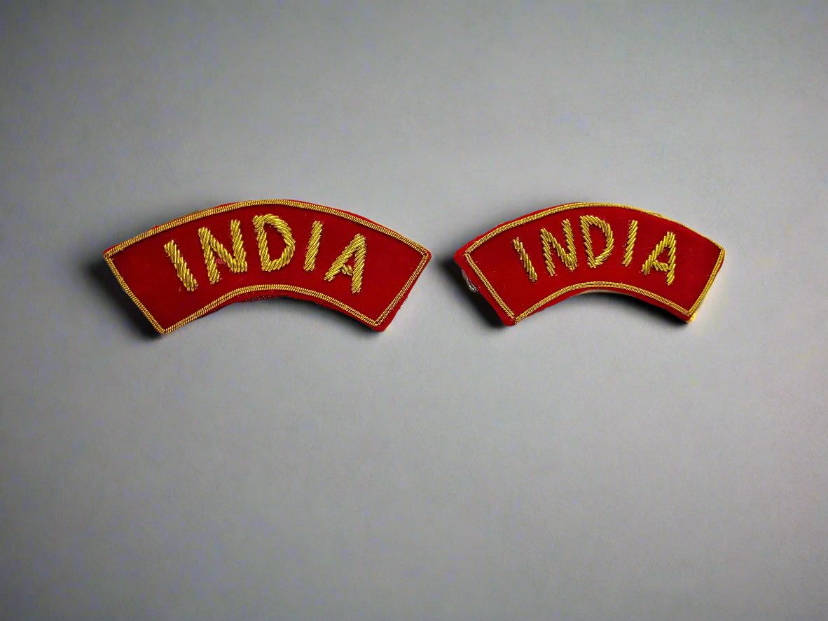 ARMS TITLE INDIA HANDWORK