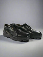 DMS Cut Police Commando Shoes – Black Tactical Leather Army Footwear - The Adventure Hut