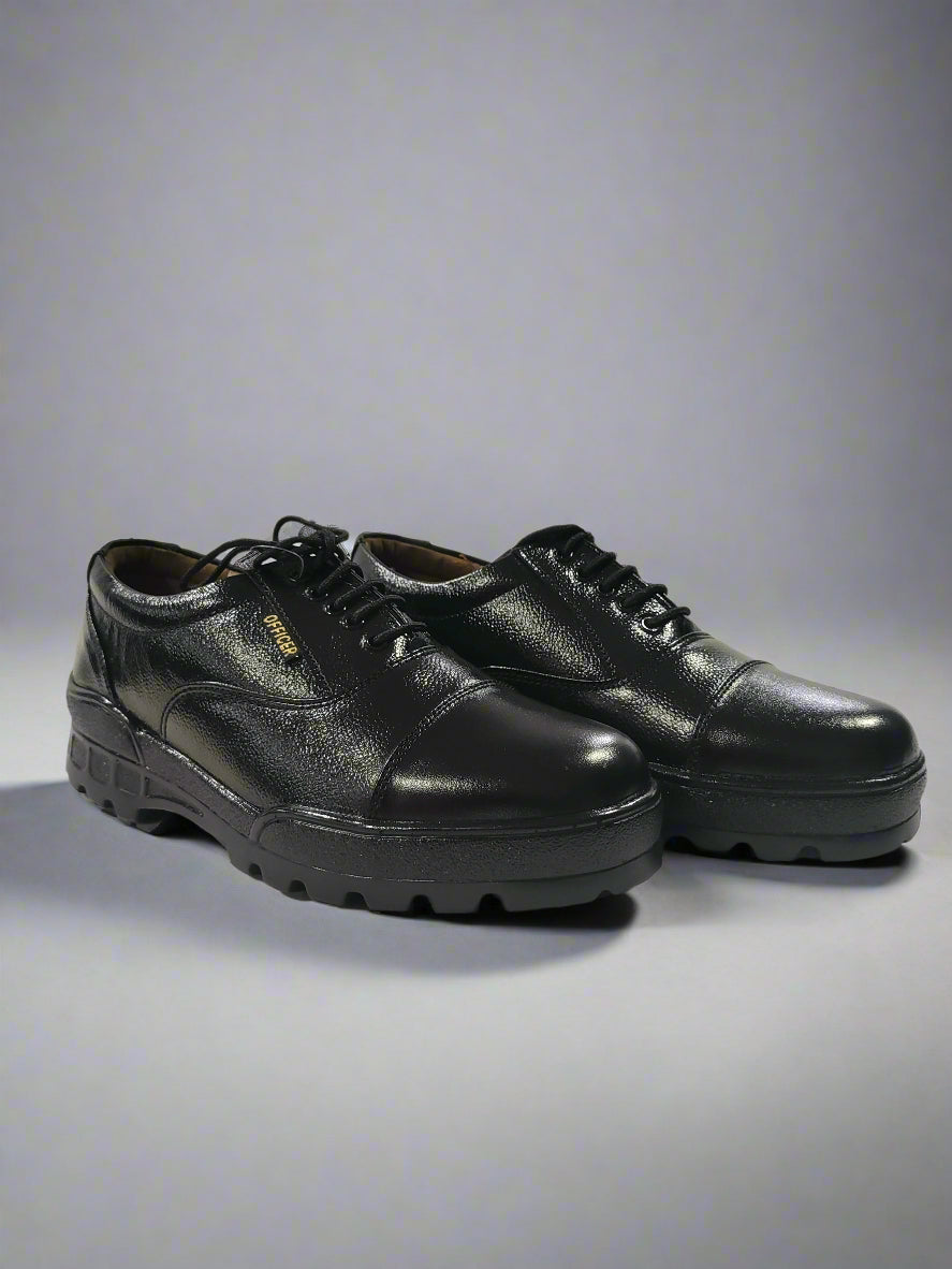 DMS CUT SHOES POLICE COMMANDO BLACK