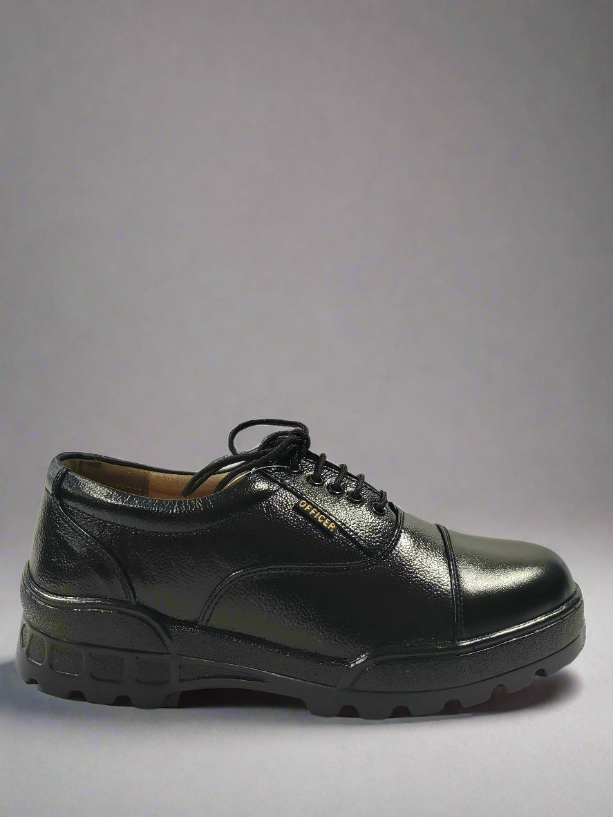 DMS CUT SHOES POLICE COMMANDO BLACK