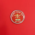 CHEST BADGE EX-SERVICEMEN VETERAN ROUND