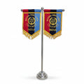 T STAND SS WITH T FLAG NCC ZARI GOLDEN EMBROIDERY ON BLAZER CLOTH