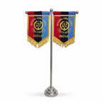 T STAND SS WITH T FLAG NCC ZARI GOLDEN EMBROIDERY ON BLAZER CLOTH
